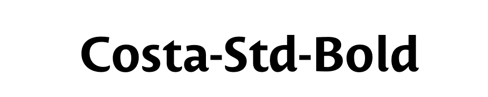 Costa-Std-Bold