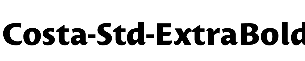 Costa-Std-ExtraBold