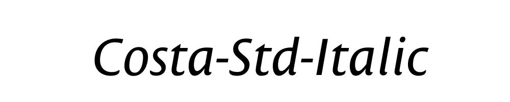 Costa-Std-Italic