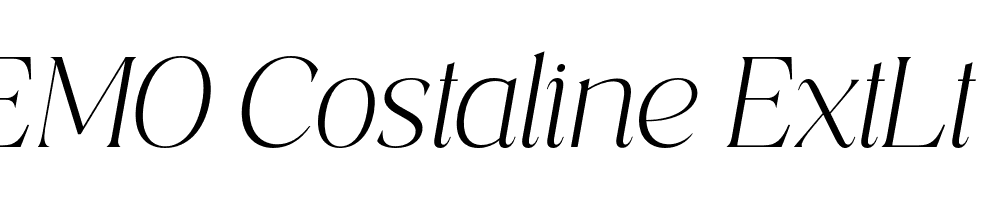 FSP DEMO Costaline ExtLt Ita Italic