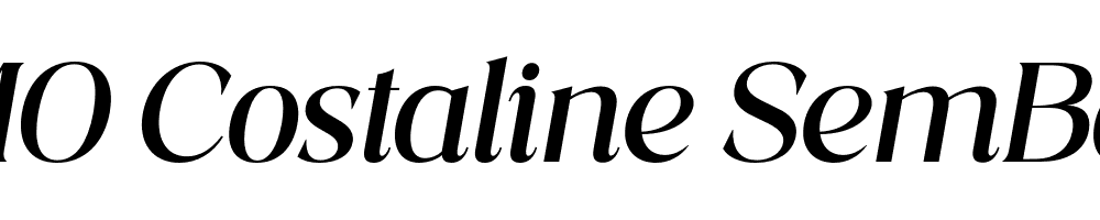 FSP DEMO Costaline SemBd Ita Italic