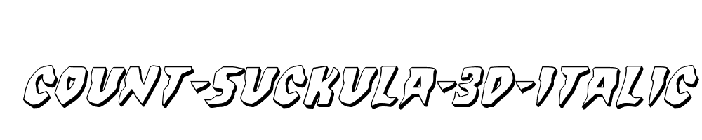 Count-Suckula-3D-Italic