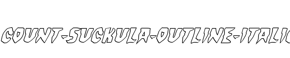 Count-Suckula-Outline-Italic