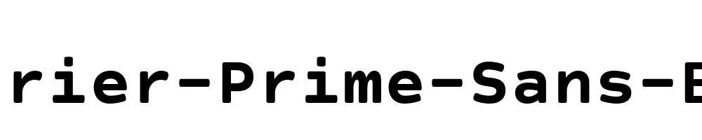 Courier-Prime-Sans-Bold