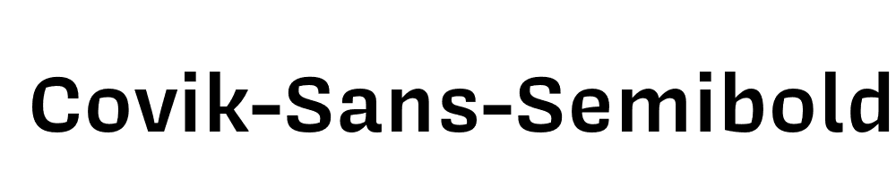 Covik-Sans-Semibold