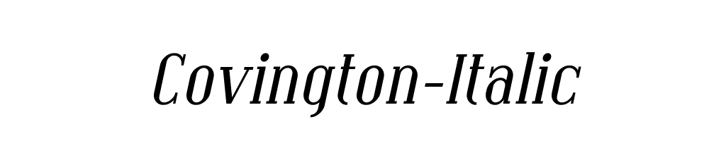 Covington-Italic