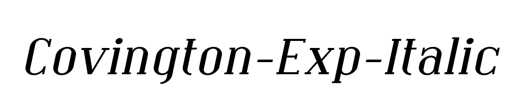 Covington-Exp-Italic