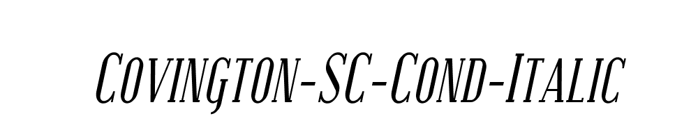 Covington-SC-Cond-Italic