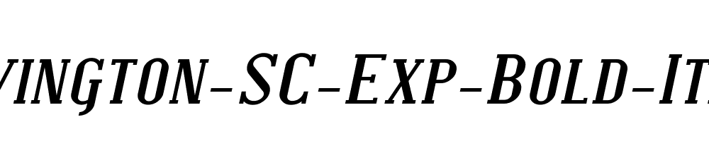 Covington-SC-Exp-Bold-Italic