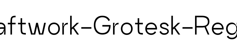 Craftwork-Grotesk-Regular