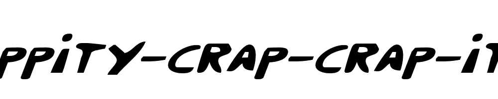 Crappity-Crap-Crap-Italic