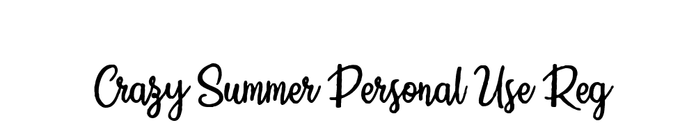 Crazy-Summer-Personal-Use-Reg