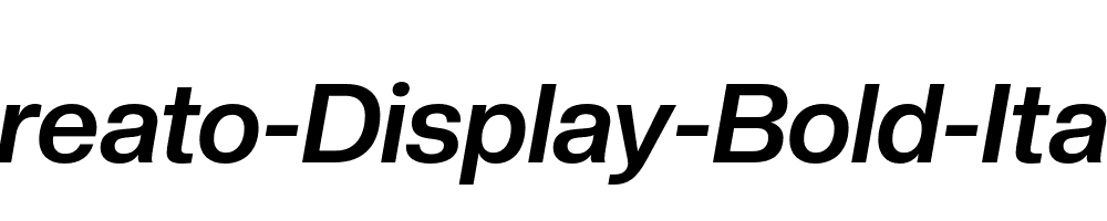 Creato-Display-Bold-Italic