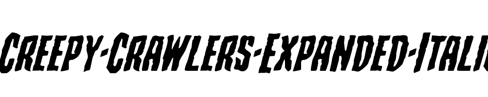 Creepy-Crawlers-Expanded-Italic