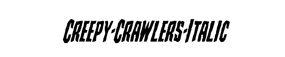 Creepy-Crawlers-Italic