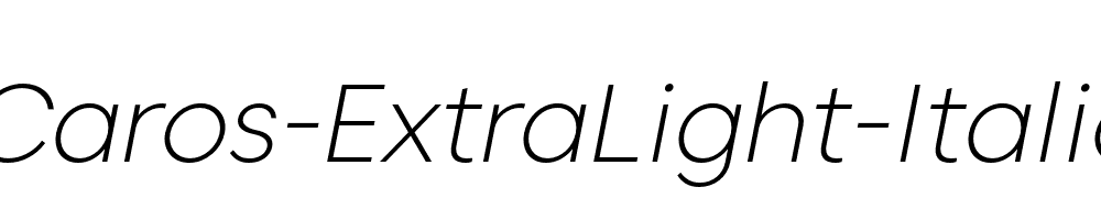 Caros-ExtraLight-Italic