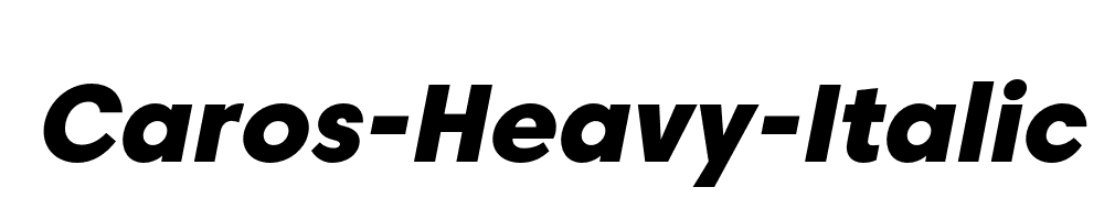 Caros-Heavy-Italic