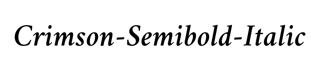 Crimson-Semibold-Italic