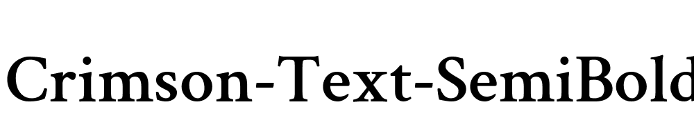 Crimson-Text-SemiBold