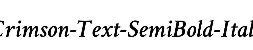 Crimson-Text-SemiBold-Italic