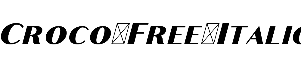 Croco-Free-Italic