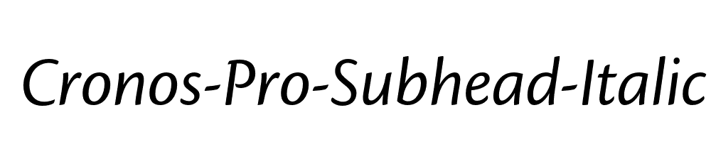 Cronos-Pro-Subhead-Italic