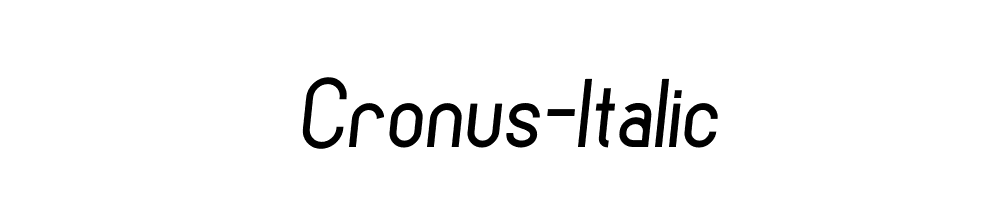 Cronus-Italic