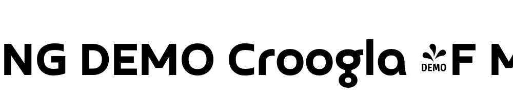  DEMO Croogla 4F Md Regular