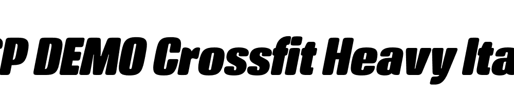 FSP DEMO Crossfit Heavy Italic