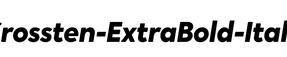 Crossten-ExtraBold-Italic