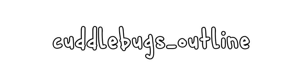 Cuddlebugs_outline