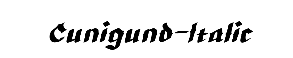 Cunigund-Italic