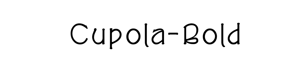 Cupola-Bold