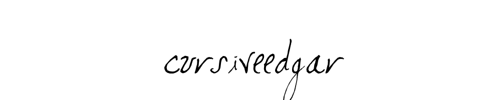 cursiveedgar