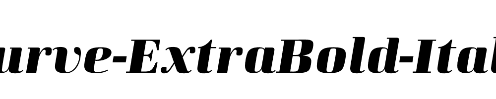 Curve-ExtraBold-Italic