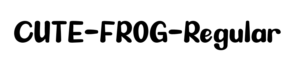 CUTE-FROG-Regular