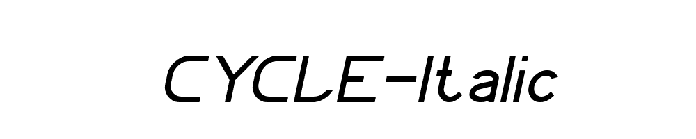 CYCLE-Italic