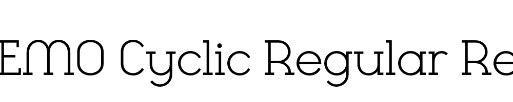 FSP DEMO Cyclic Regular Regular