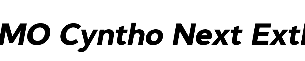 FSP DEMO Cyntho Next ExtBd Italic