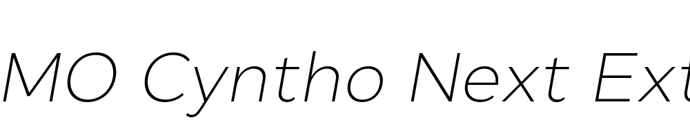 FSP DEMO Cyntho Next ExtLt Italic