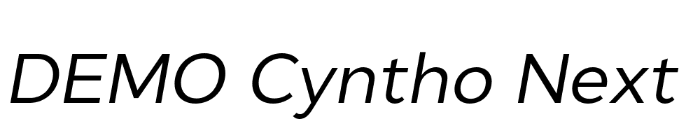 FSP DEMO Cyntho Next Italic