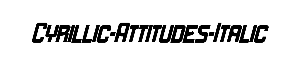 Cyrillic-Attitudes-Italic