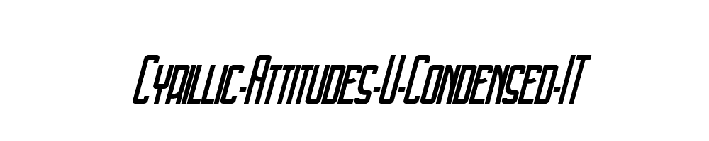 Cyrillic-Attitudes-U-Condensed-IT