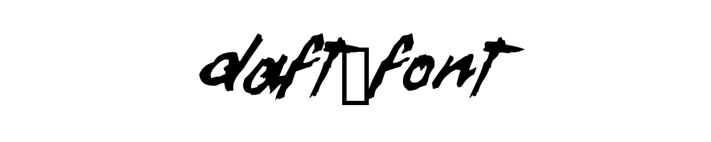 Daft-Font