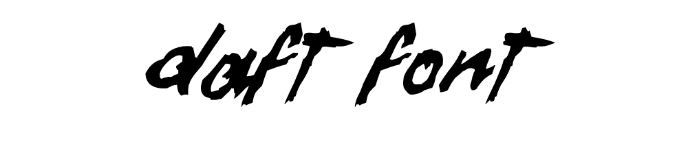 Daft Font