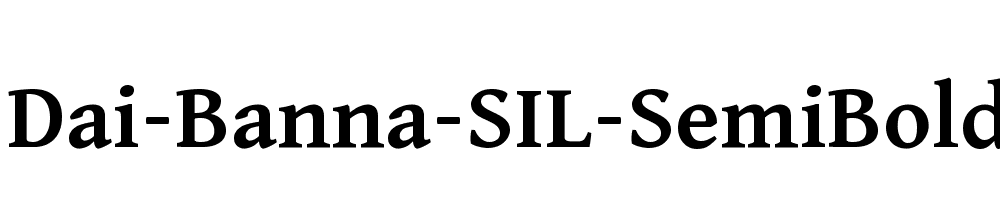 Dai-Banna-SIL-SemiBold