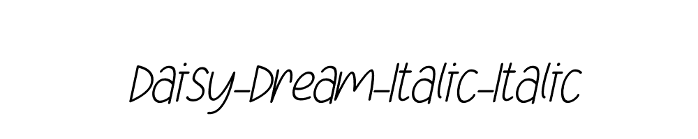 Daisy-Dream-Italic-Italic