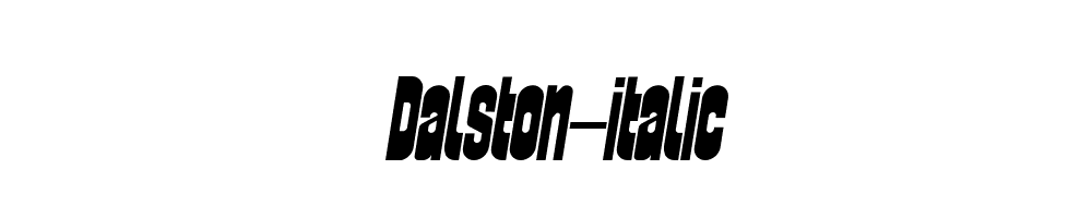 Dalston-italic