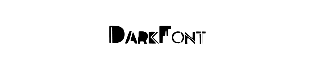 DarkFont