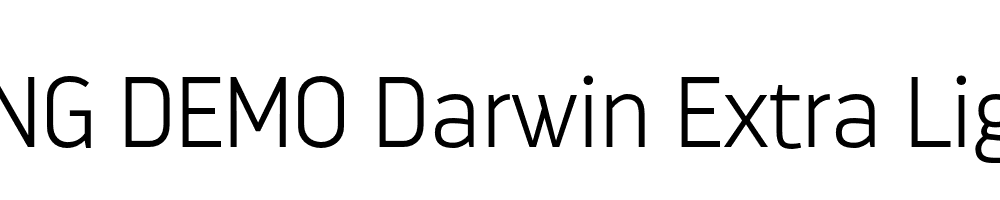  DEMO Darwin Extra Light Regular